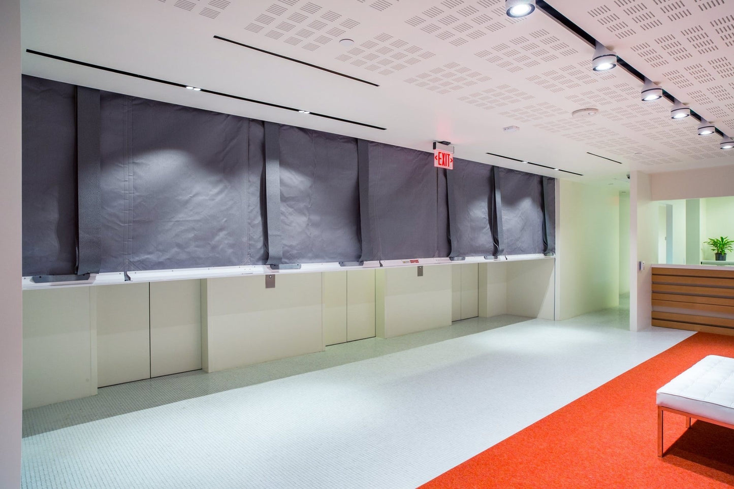 FireFighter® Model D200E | Coiling Fire Curtain with Egress (20-min UL 10B)